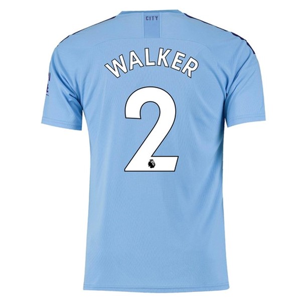 Camiseta Manchester City NO.2 Walker 1ª 2019/20 Azul